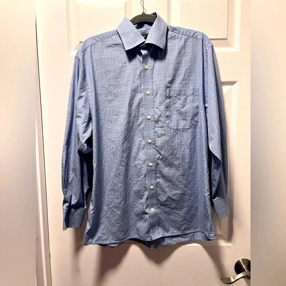 Vineyard Vines Button-front Long Sleeve Dress Shirt Size 16 R